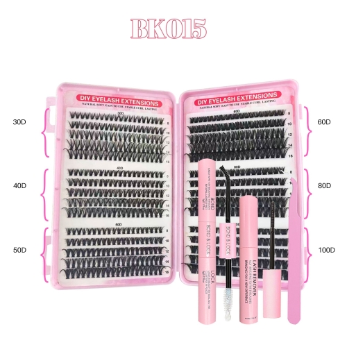 BK015 DIY Cluster Eyelash Book 6 styles mixed