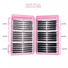 BK014 DIY Cluster Eyelash Book 6 styles mixed