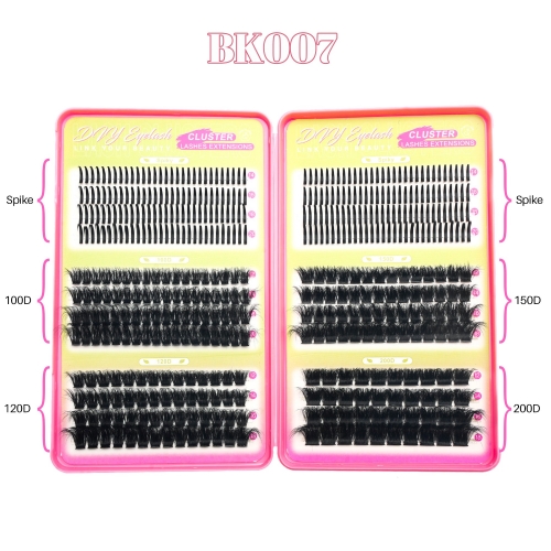 BK007 DIY Cluster Eyelash Book 6 styles mixed