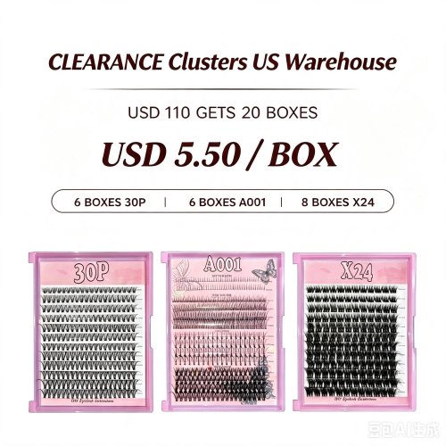 USD110 gets 20 boxes Clusters (USD5.50 / box)