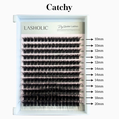 "Catchy" 100D MEGA Volume Wispy Cluster Kit