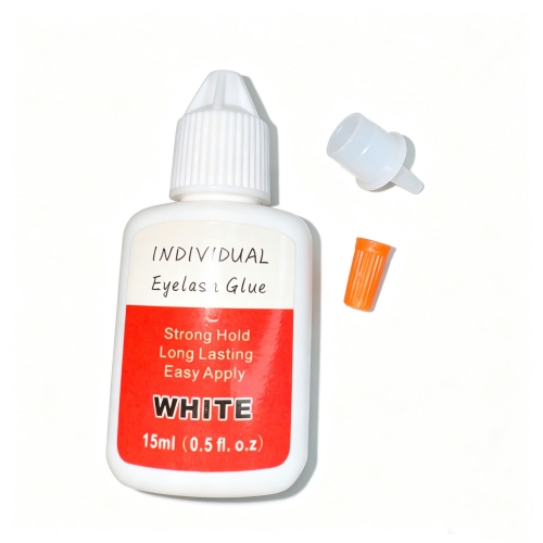 (WHITE) Individual Lash Glue 15ML ( DIY Cluster Lash Glue)