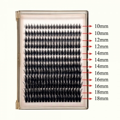 “A014” Anime Volume Cluster Lashes