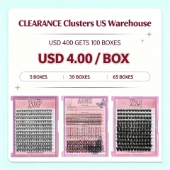 USD400 gets 100 boxes Clusters (USD4.00/box)