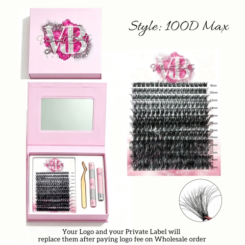 “100D MAX” Ultra Volume Clusters 14mm to 24mm