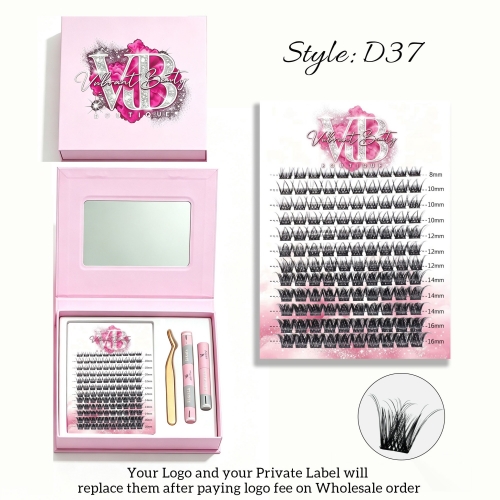 “D37” Wispy Clusters 8mm to 16mm