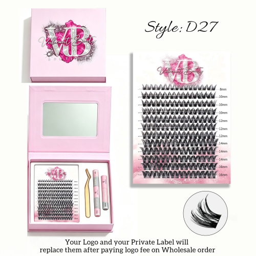 “D27” Wispy Clusters 8mm to 16mm