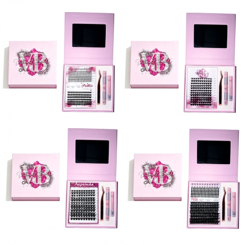 10 boxes Customized Luxury Magnetic Cluster Kits