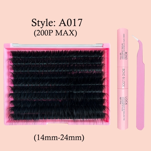 “A017” 200D Ultra Volume Clusters 14mm-24mm