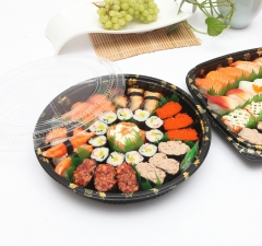 Harvest HP-63 12.5 Inch Round Disposable Party Tray