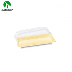 Harvest HP-02 OEM ODM accepted PS plastic printing sushi tray container