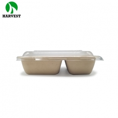 Harvest CR900-2 Sustainable Compostable Fiber Pulp Food Containers