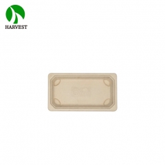 Harvest EG-1.5 Biodegradable Compostable Fiber Pulp To Go Sushi Box