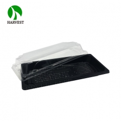 Harvest PLA-02 Eco Friendly PLA Plastic Biodegradable Sushi Containers