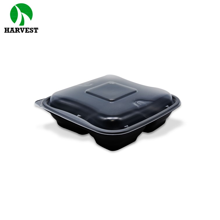 Harvest food packaging - SP 6 6x6 Inch Square Hot Food To Go PP Container