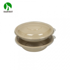 Harvest CR32 Sustainable Compostable Fiber Pulp Salad Bowls