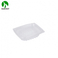 Harvest Disposable OPS Salad Cookies Fruit Bowl Container With Lid