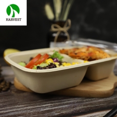 Harvest CR900-2 Sustainable Compostable Fiber Pulp Food Containers