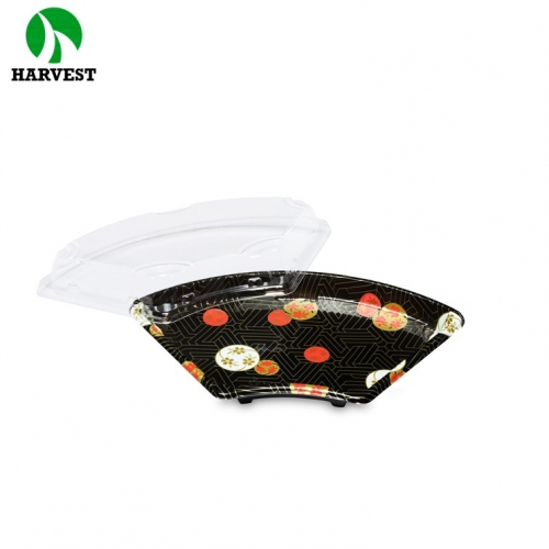 Harvest HP-08 Disposable Fan-Shaped Sushi Trays
