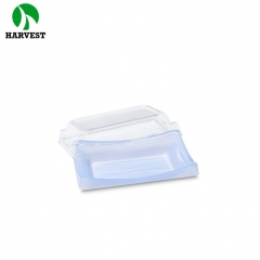 Harvest BF-20 Rectangle Sushi Takeaway Disposable Plastic platter