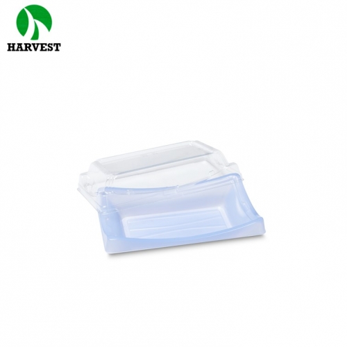 Harvest BF-20 Rectangle Sushi Takeaway Disposable Plastic platter