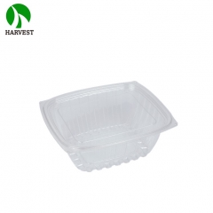 Harvest Disposable OPS Salad Cookies Fruit Bowl Container With Lid