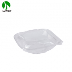 Plastic transparent PET cutting fruit bread biscuit packaging octagonal box