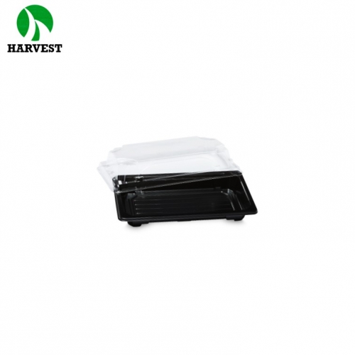 Harvest HPT-01 Small PET RPET Plastic Sushi Containers