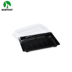 Harvest HPT-07 Medium PET RPET Plastic Sushi Containers