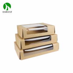 Kraft Paper Box with Window - PCW Series