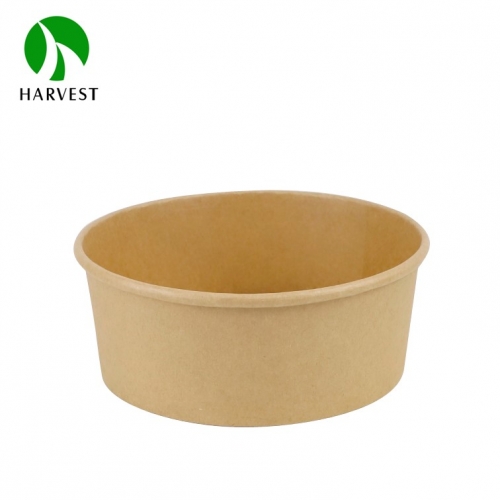 KR1632 165mm 1000ml Kraft Paper Bowl