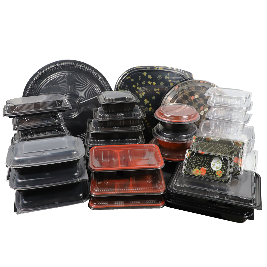 Disposable Plastic 2 3 Compartment Plastic Takeaway Bento Lunch Box Food  Container - China Disposable Plastic Container and Disposable Plastic  Packaging price
