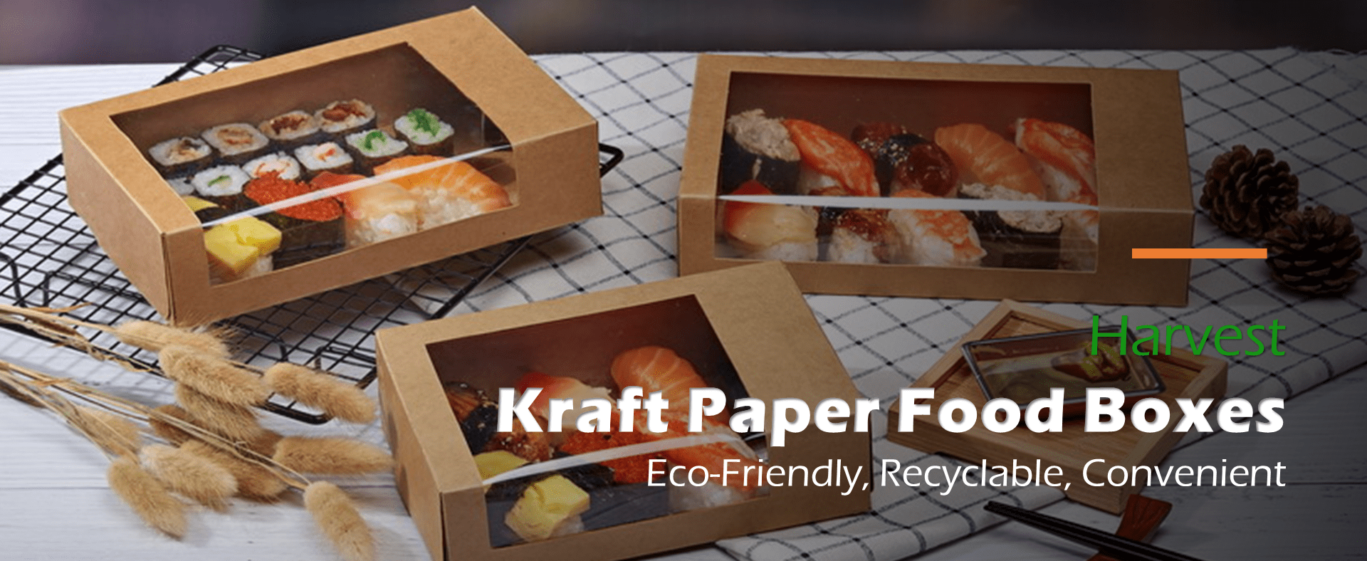 Kraft Paper Food Boxes With Window