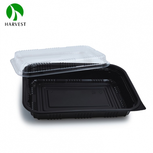 Disposable Plastic Food Container With Anti-Fog Lid - Easy Green