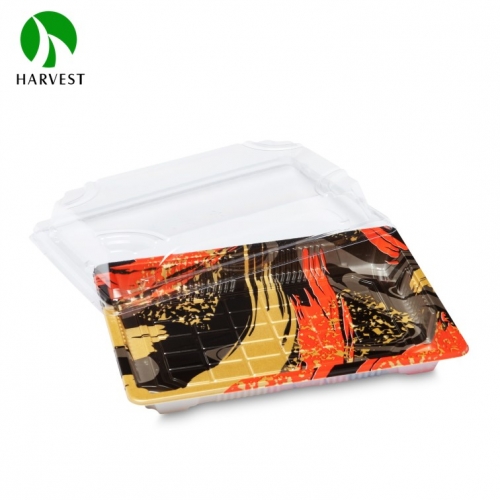 Harvest HP-01 Small Disposable Plastic Sushi Containers