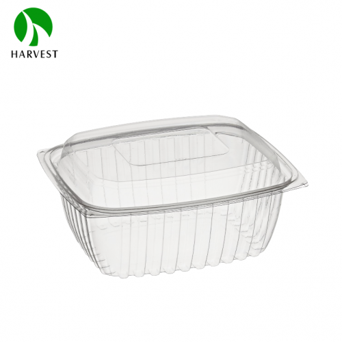 16oz transparent square ps plastic box