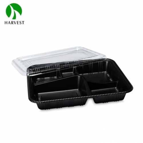 Disposable Plastic 2 3 Compartment Plastic Takeaway Bento Lunch Box Food  Container - China Disposable Plastic Container and Disposable Plastic  Packaging price