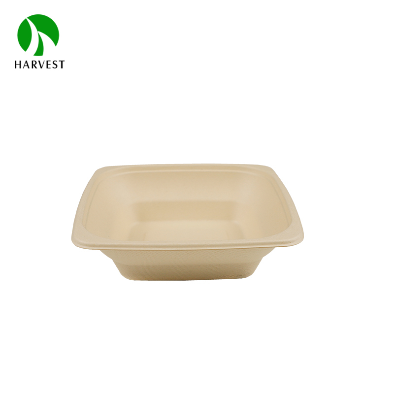 7" Square Pulp Food Poke Bowl - CP Series