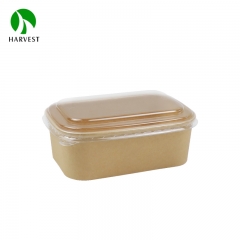Rectangle Kraft Paper Food Box with Lid - KB Rectangle Series