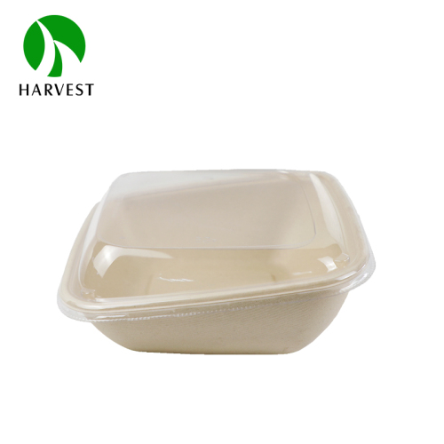 7" 8" Square Pulp Food Bowl With Slope - CBS Series