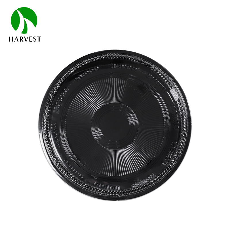 Recyclable Round Plastic Party Tray - PET Round Series