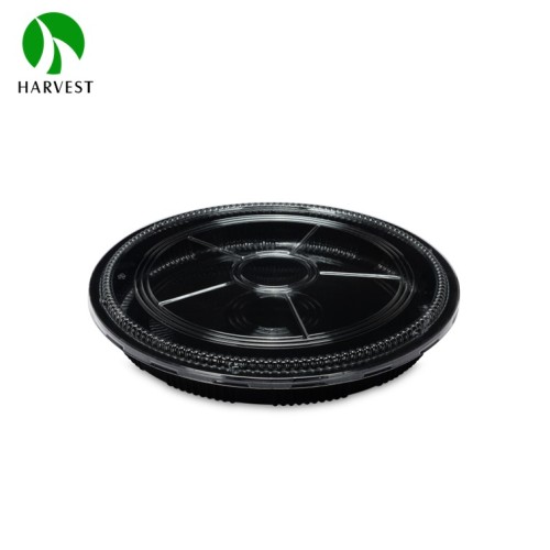 Recyclable Round Plastic Party Tray - PET Round Series