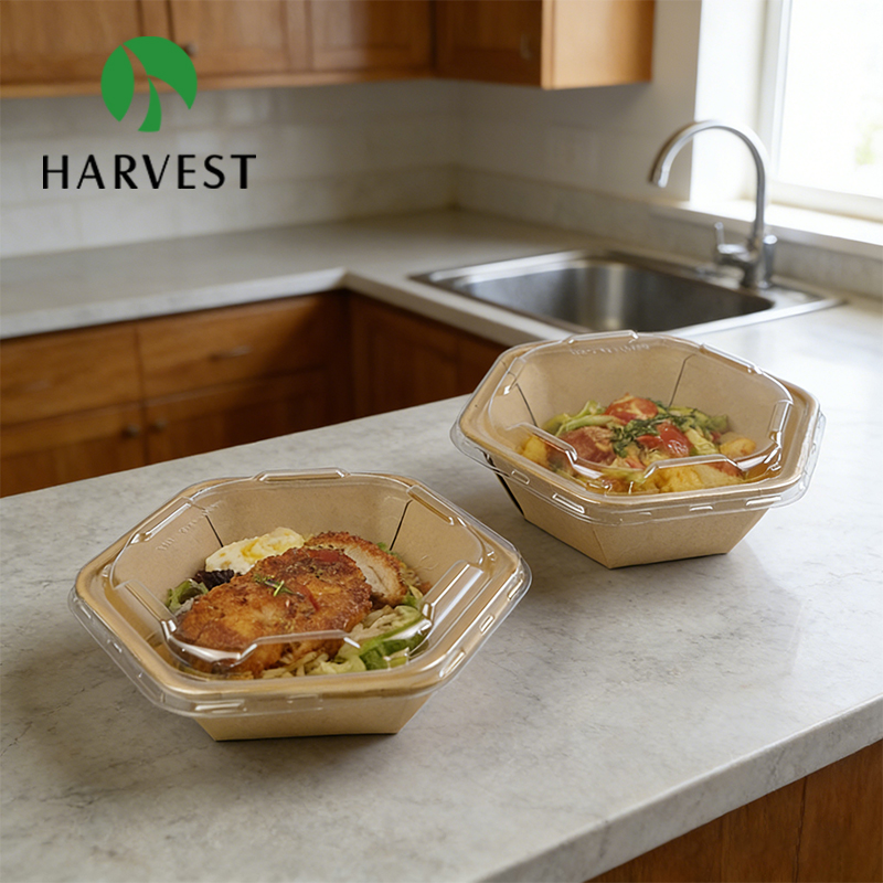 Hexagon Paper Salad Container - PHH Series