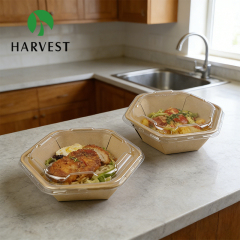 Hexagon Paper Salad Container - PHH Series