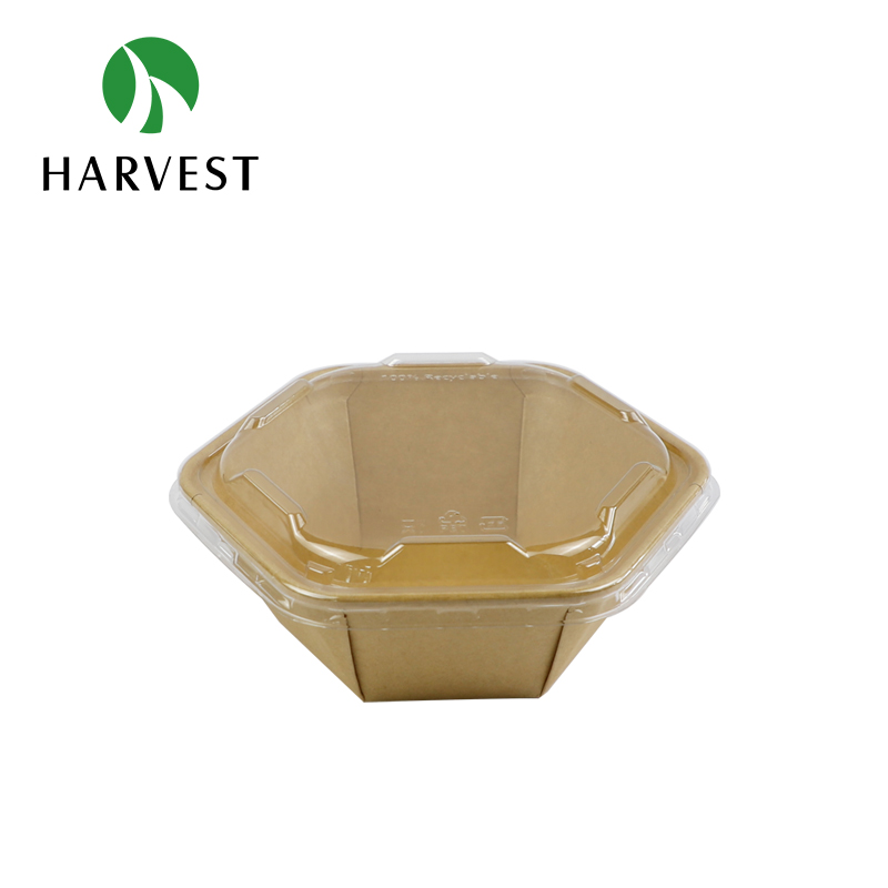 Hexagon Paper Salad Container - PHH Series