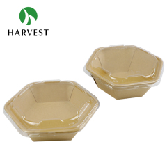 Hexagon Paper Salad Container - PHH Series