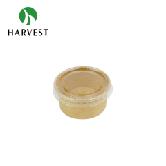Kraft Paper Sauce Cup With Lids - KR Series