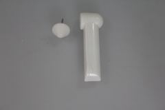 White, Plastic Pin (P07)