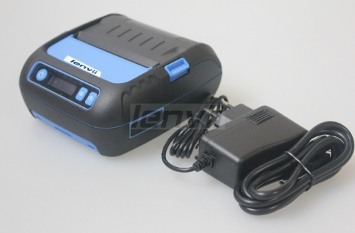 3in/80mm Portable Anti-fall Thermal Barcode Label and Receipt Sticker  Printer with USB and Bluetooth