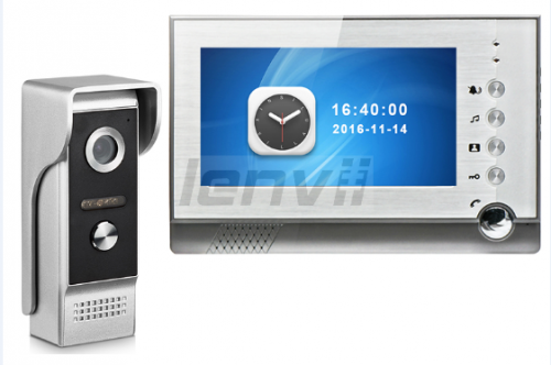 Video Doorbell  Building Intercom, Video Intercom, Intercom Doorbell, Video Door Phone Memory Monitor for Color 7 Inch | LENVII XSL-V80P-M4